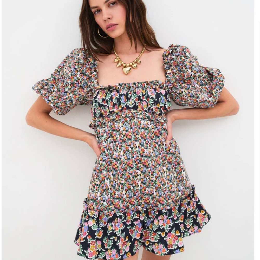 For Love and Lemons Hudson Mini Dress Sz Medium NWT